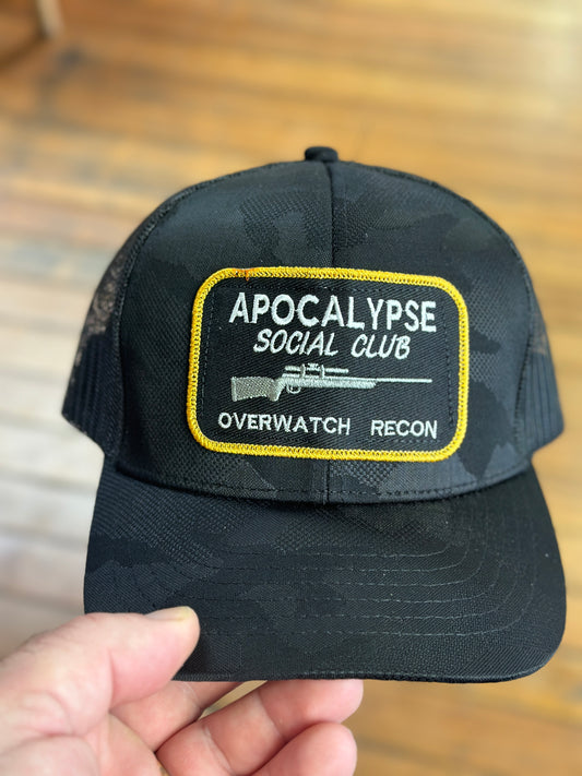 Apocalypse Social Club Embroidered Patch Cap - Overwatch Recon