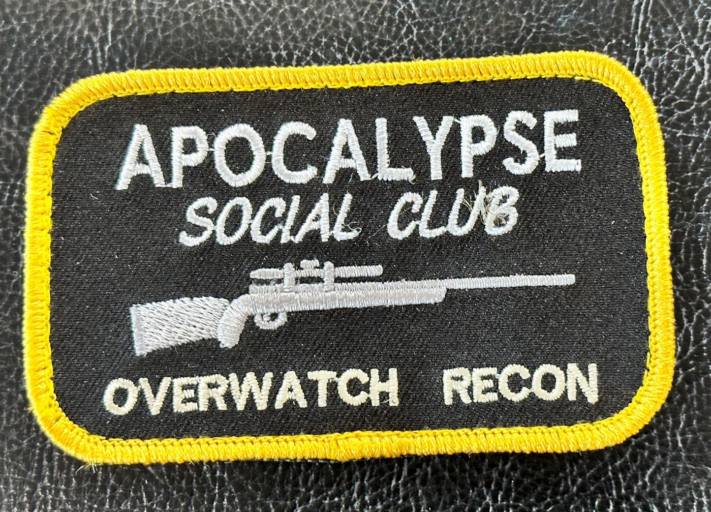 Apocalypse Social Club - Embroidered hook & Loop Patches