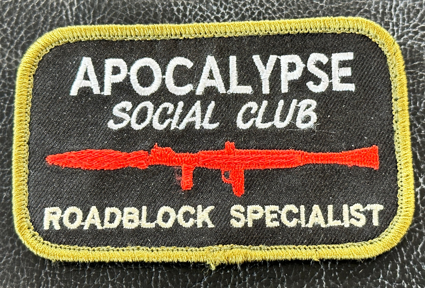 Apocalypse Social Club - Embroidered hook & Loop Patches