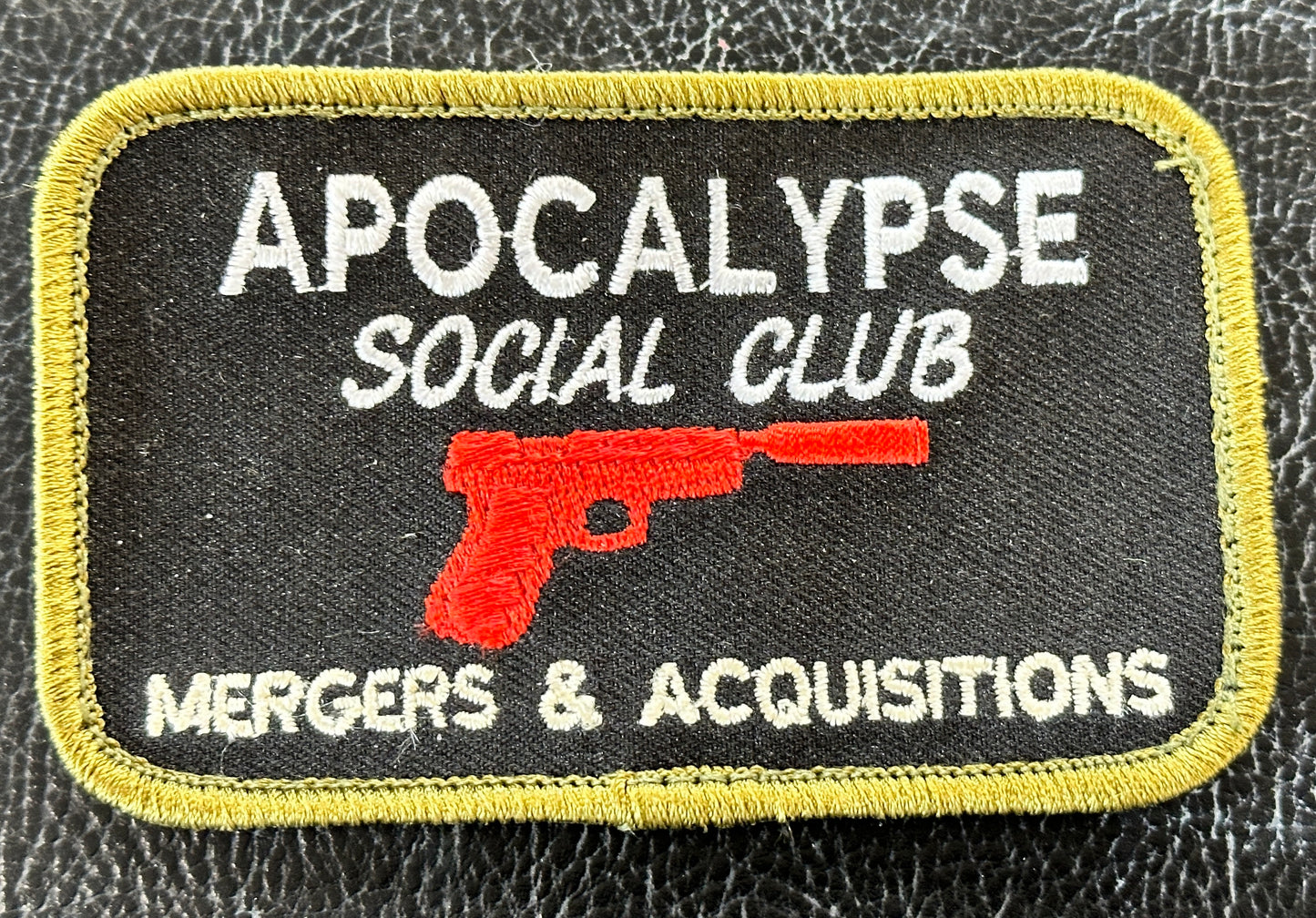 Apocalypse Social Club - Embroidered hook & Loop Patches