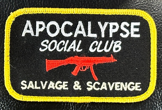 Apocalypse Social Club - Embroidered hook & Loop Patches